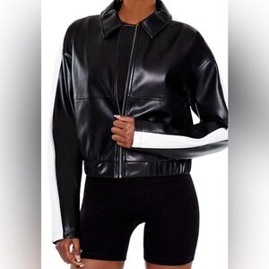 Forever 21 Colorblock Moto Jacket